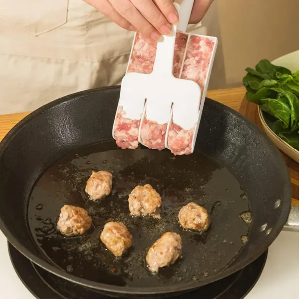Creative Kitchen Meatball Mold Meat Ball Scoop with Cutting Spade Ball Maker, None Stick Meatball Maker (1)