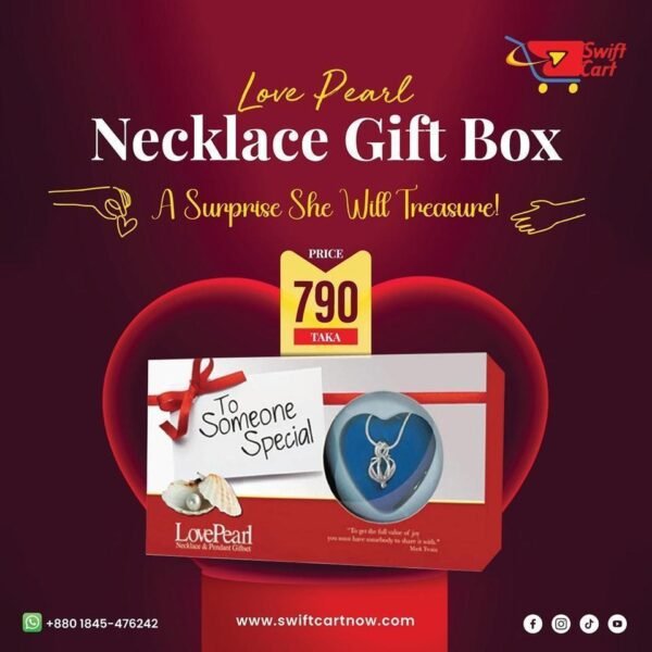 Love Pearl Necklace Gift Box