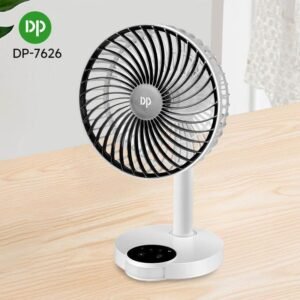 DP 7626: High Quality USB Portable Mini Table Fan - Rechargeable