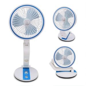 LR 2018 Table Fan, Small Portable Desktop Fan with 21 SMD Light Strong Wind, Quiet Operation Personal Mini Fan (1)