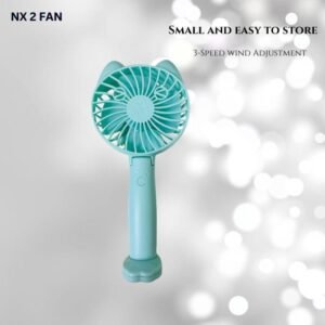 NX2 USB Rechargeable Mini Fan Portable & Travel friendly Handheld (1)
