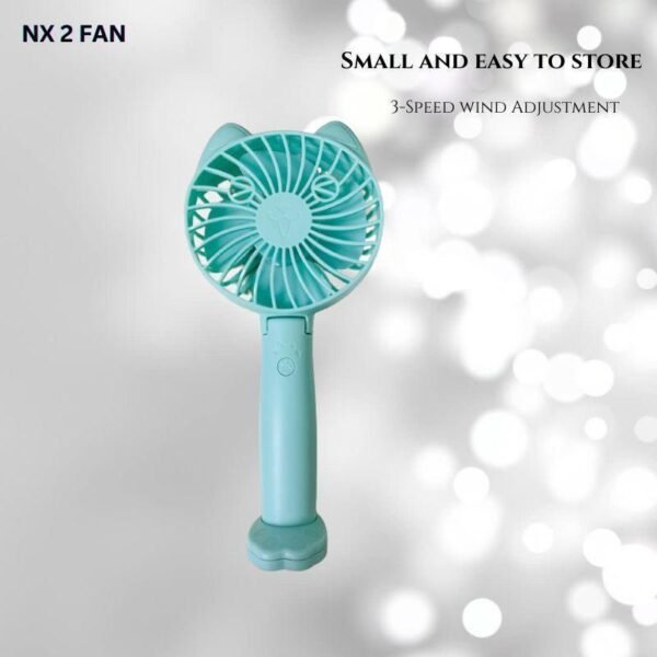 NX2 USB Rechargeable Mini Fan Portable & Travel friendly Handheld (1)